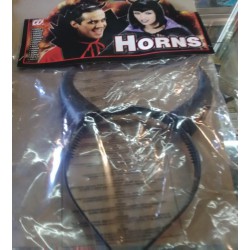 Serre-tête cornes diable noir