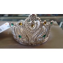 Diadème argenté avec...