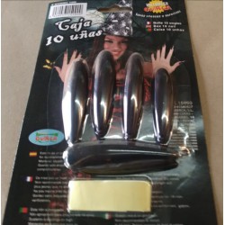 Ongles de sorcières noirs