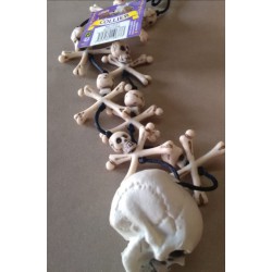 Collier os et crânes