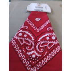 Bandana rouge cowboy