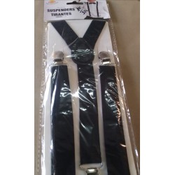 Bretelles de pantalon noires