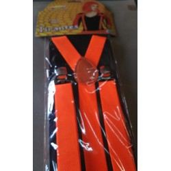 Bretelles de pantalon rouges