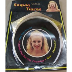 Couronne sequins dorés