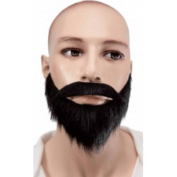 Barbe + moustache noire
