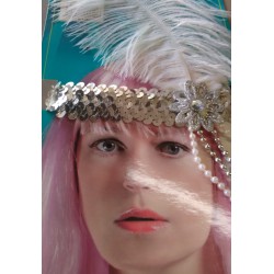 Bandeau Charleston argent