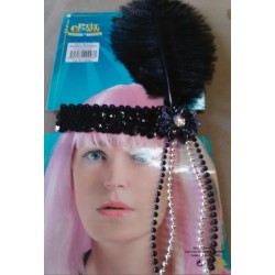 Bandeau Charleston noir