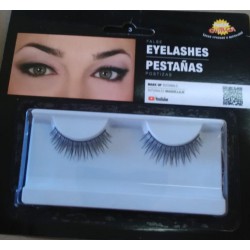 Faux cils courts noirs