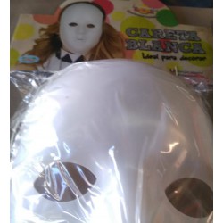 Masque blanc anonyme