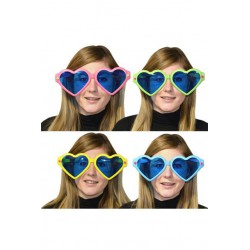 Lunettes géantes cur vert