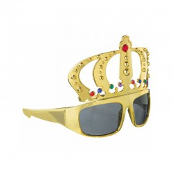 Lunettes couronne dorée