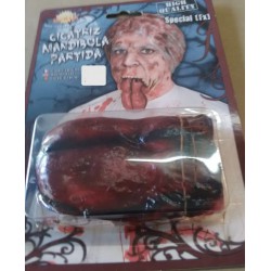 Cicatrice langue sanglante