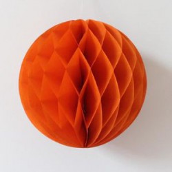Décoration en boule orange