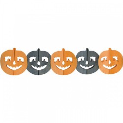 Guirlande citrouille orange...