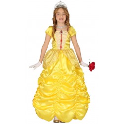 Costume princesse jaune enfant