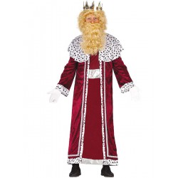 Costume roi mage rouge