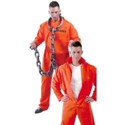 Costume prisonnier orange
