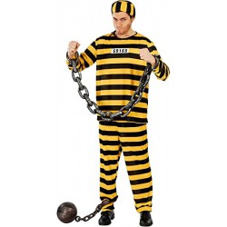 Costume de bagnard rayures...