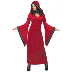 Costume dame rouge prêtresse