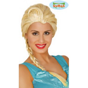 Perruque reine des neiges tresse blonde Perruque reine des neiges tresse blonde