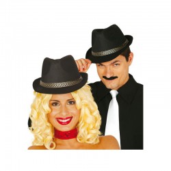 Chapeau noir borsalino...