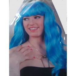 Perruque turquoise